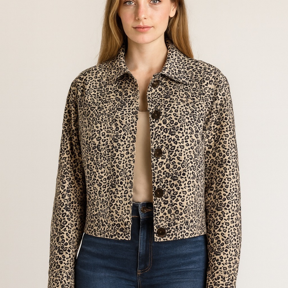 Leopard Print Women's Jacket